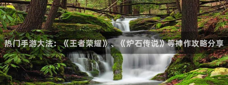 辉达娱乐app：热门手游大法：《王者荣耀》、《炉石传说》等神