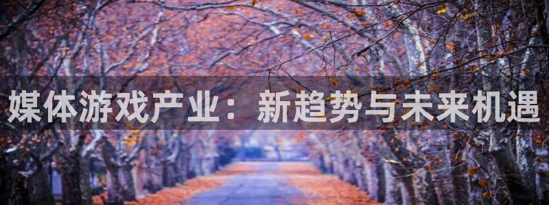 辉达娱乐登陆地址：媒体游戏产业：新趋势与未来机遇
